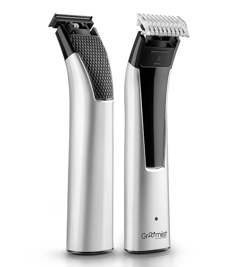 Groomist Precision Trimmer for Men | Rechargeable Cordless Hair & Beard Trimmer | Multi-Use Grooming Kit