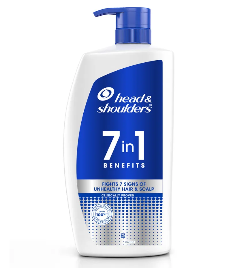 Head & Shoulders 7-in-1 Anti-Dandruff Shampoo | Fights 7 Signs of Unhealthy Hair & Scalp | Clinically Proven Protection 1L