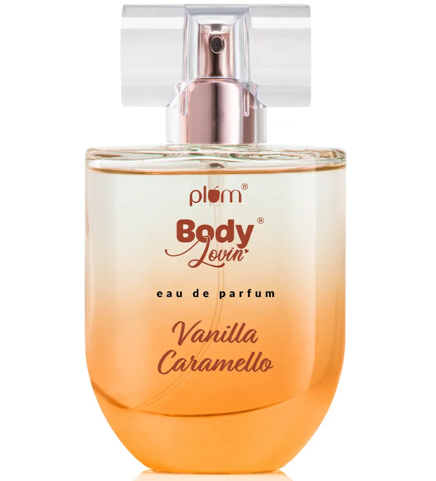 Plum BodyLovin’ Vanilla Caramello Eau De Parfum | Long-Lasting Sweet & Warm Fragrance for Women 100 ml